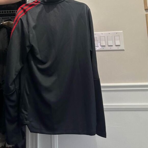 Bayern Munich Adidas AEROREADY Quarter-Zip Training Top - Gray W/Tags - Picture 3 of 3